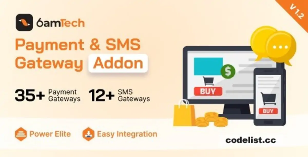 6amTech Payment & SMS Gateway Addon
